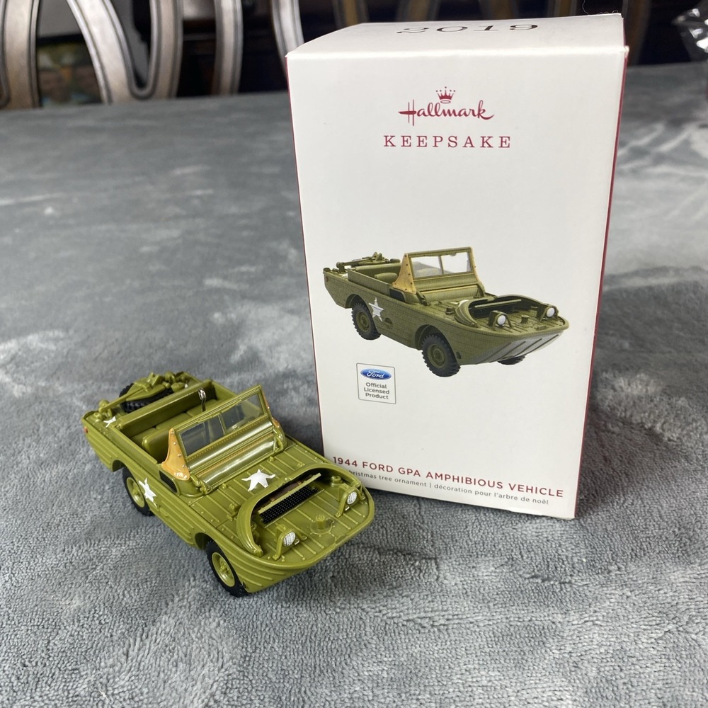 Hallmark 1944 Ford GPA Amphibious Vehicle Keepsake Ornament 2019